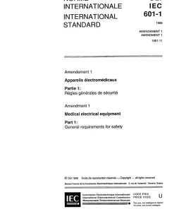 IEC 60601-1 Amd.1 Ed. 2.0 b:1991 pdf