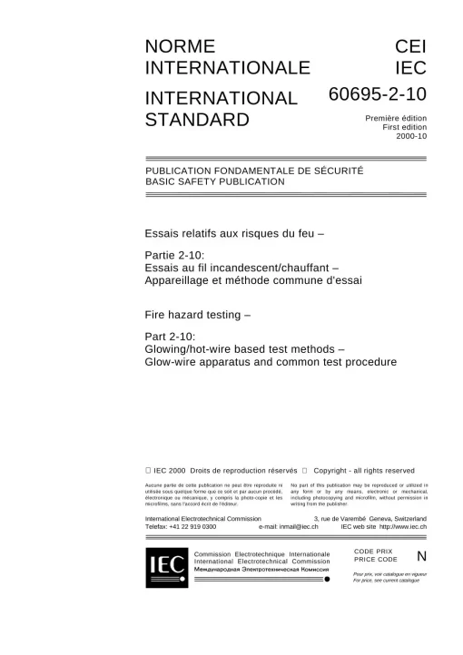 IEC 60695-2-10 Ed. 1.0 b:2000 pdf