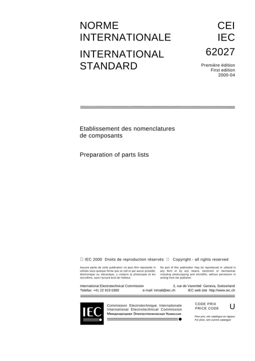 IEC 62027 Ed. 1.0 b:2000 pdf