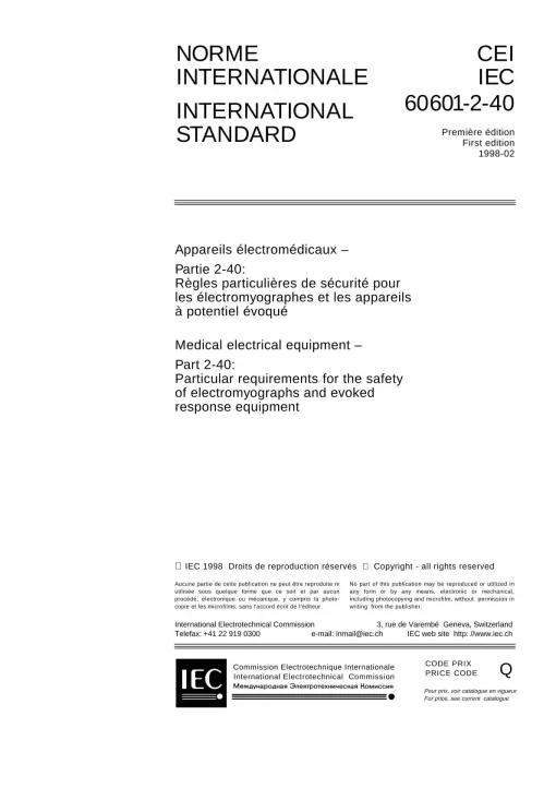 IEC 60601-2-40 Ed. 1.0 b:1998 pdf