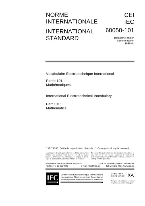 IEC 60050-101 Ed. 2.0 b:1998 pdf