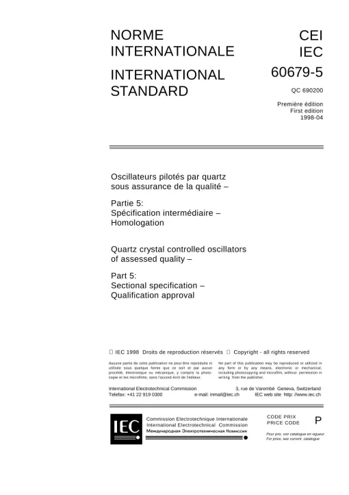 IEC 60679-5 Ed. 1.0 b:1998 pdf