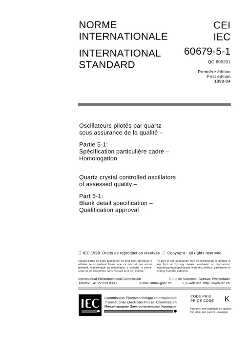 IEC 60679-5-1 Ed. 1.0 b:1998 pdf