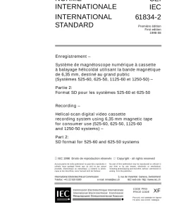 IEC 61834-2 Ed. 1.0 b:1998 pdf