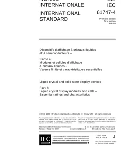 IEC 61747-4 Ed. 1.0 b:1998 pdf