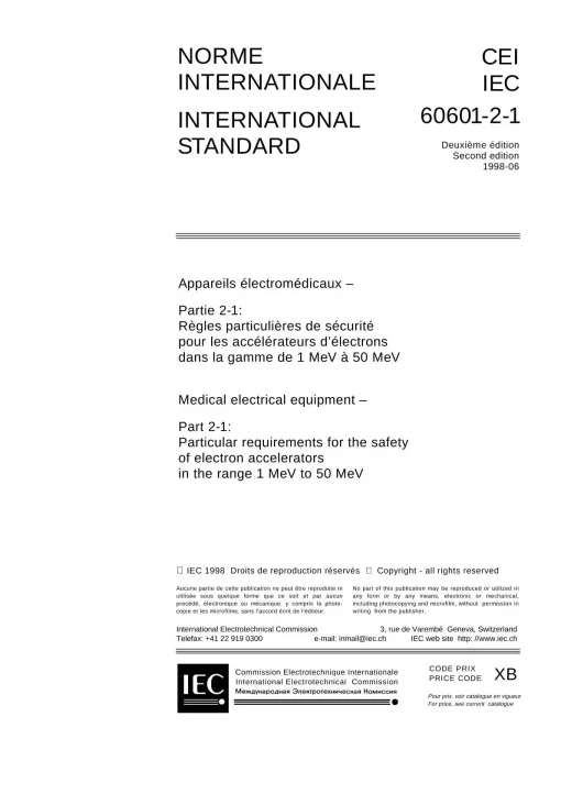 IEC 60601-2-1 Ed. 2.0 b:1998 pdf