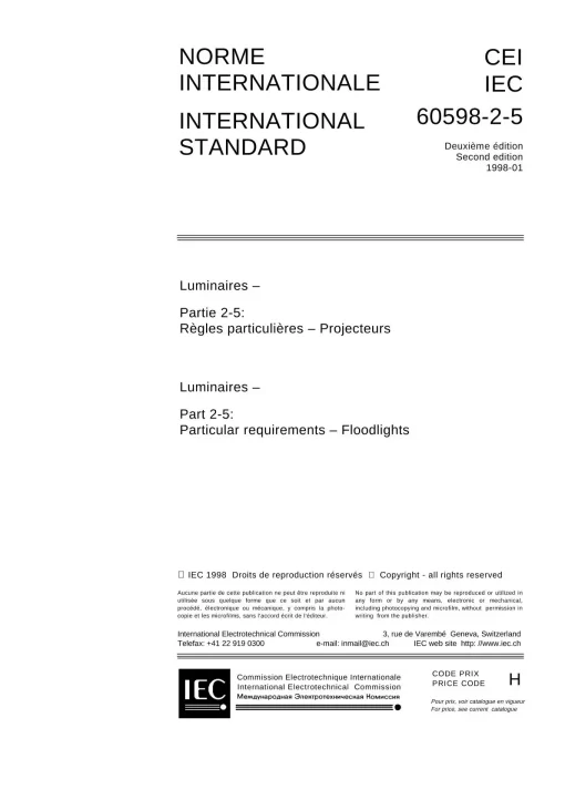 IEC 60598-2-5 Ed. 2.0 b:1998 pdf