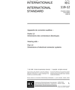 IEC 60118-12 Ed. 1.0 b:1996 pdf