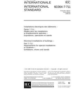 IEC 60364-7-711 Ed. 1.0 b:1998 pdf