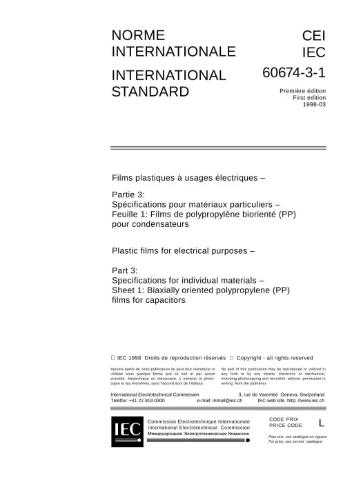 IEC 60674-3-1 Ed. 1.0 b:1998 pdf