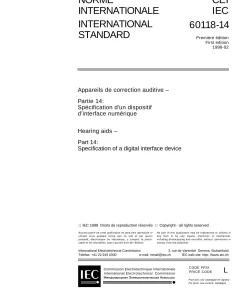 IEC 60118-14 Ed. 1.0 b:1998 pdf