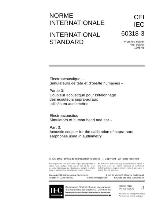 IEC 60318-3 Ed. 1.0 b:1998 pdf