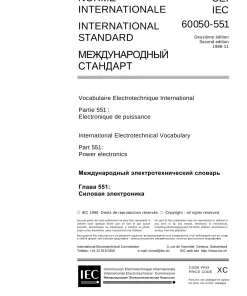 IEC 60050-551 Ed. 2.0 t:1998 pdf