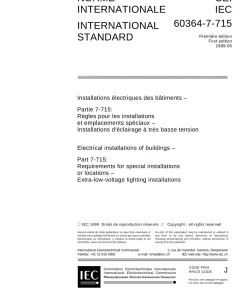 IEC 60364-7-715 Ed. 1.0 b:1999 pdf