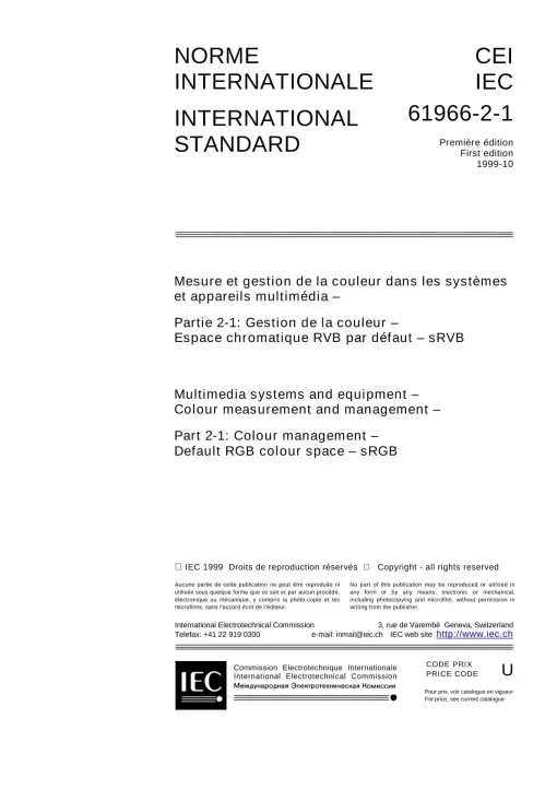 IEC 61966-2-1 Ed. 1.0 b:1999 pdf