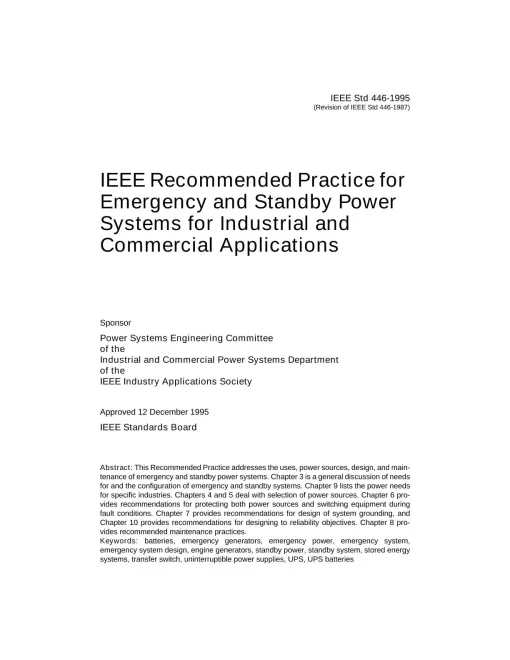 IEEE 446-1995 pdf