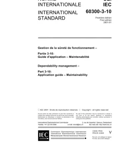 IEC 60300-3-10 Ed. 1.0 b:2001 pdf