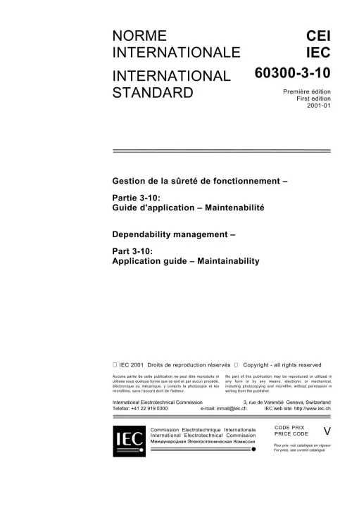 IEC 60300-3-10 Ed. 1.0 b:2001 pdf