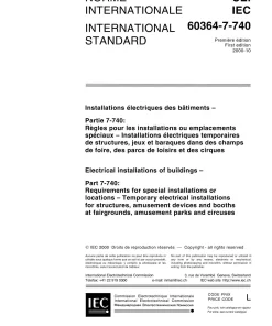 IEC 60364-7-740 Ed. 1.0 b:2000 pdf