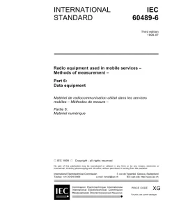 IEC 60489-6 Ed. 3.0 en:1999 pdf