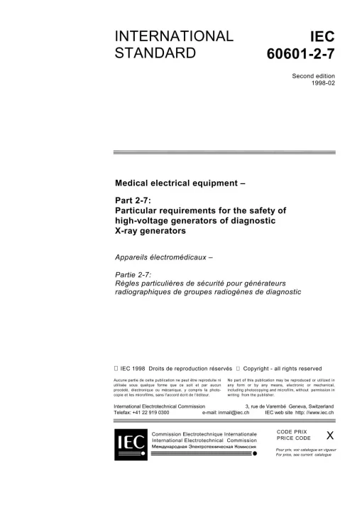 IEC 60601-2-7 Ed. 2.0 en:1998 pdf