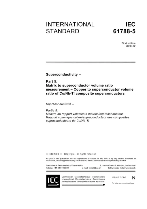 IEC 61788-5 Ed. 1.0 en:2000 pdf