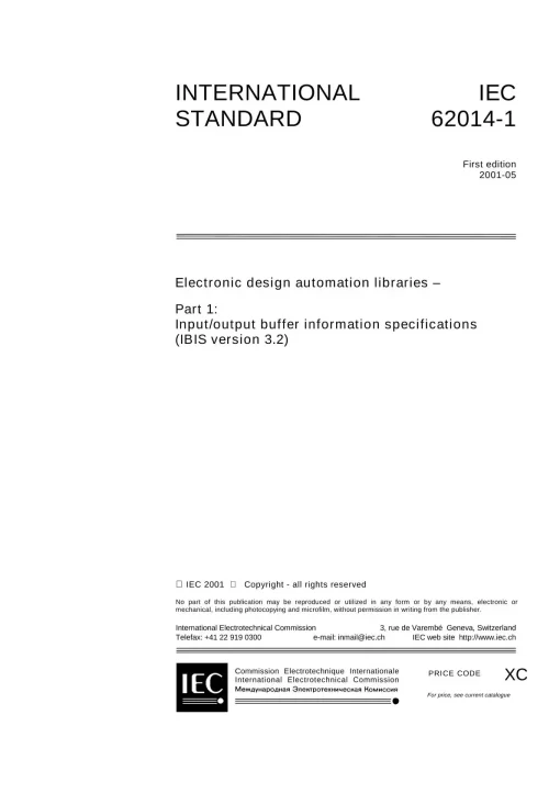 IEC 62014-1 Ed. 1.0 en:2001 pdf