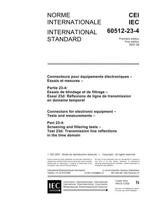 IEC 60512-23-4 Ed. 1.0 b:2001 pdf