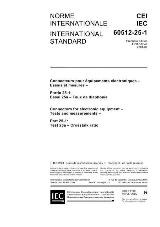 IEC 60512-25-1 Ed. 1.0 b:2001 pdf