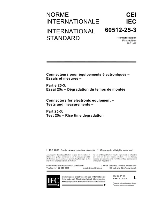 IEC 60512-25-3 Ed. 1.0 b:2001 pdf