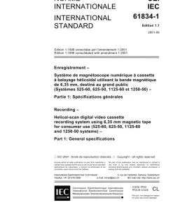 IEC 61834-1 Ed. 1.1 b:2001 pdf