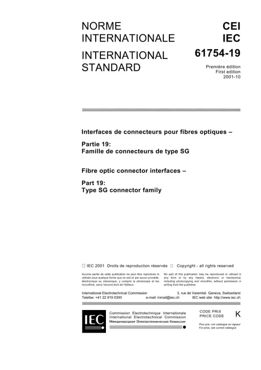 IEC 61754-19 Ed. 1.0 b:2001 pdf