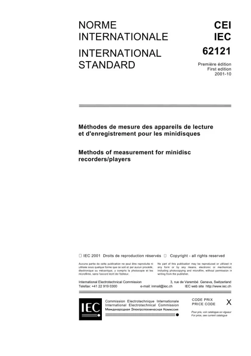 IEC 62121 Ed. 1.0 b:2001 pdf