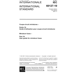 IEC 60127-10 Ed. 1.0 b:2001 pdf