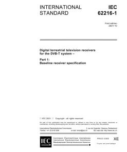 IEC 62216-1 Ed. 1.0 en:2001 pdf