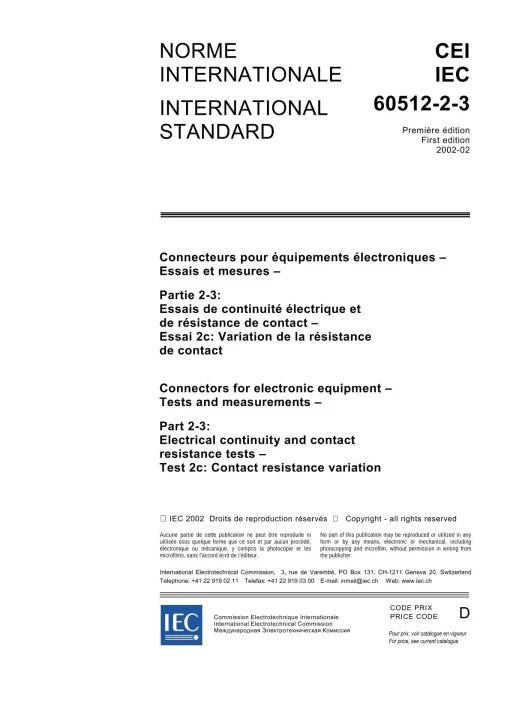 IEC 60512-2-3 Ed. 1.0 b:2002 pdf