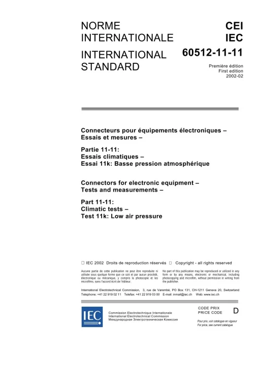 IEC 60512-11-11 Ed. 1.0 b:2002 pdf