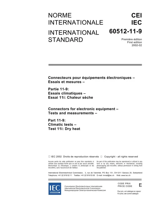 IEC 60512-11-9 Ed. 1.0 b:2002 pdf