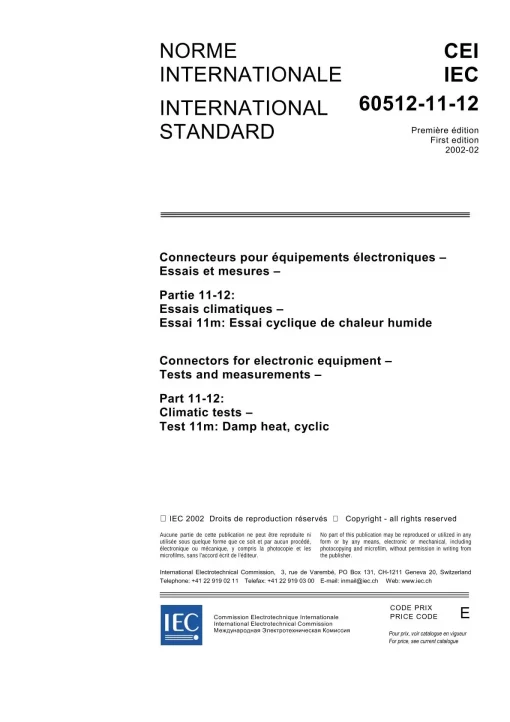 IEC 60512-11-12 Ed. 1.0 b:2002 pdf