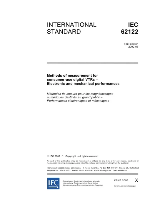 IEC 62122 Ed. 1.0 en:2002 pdf