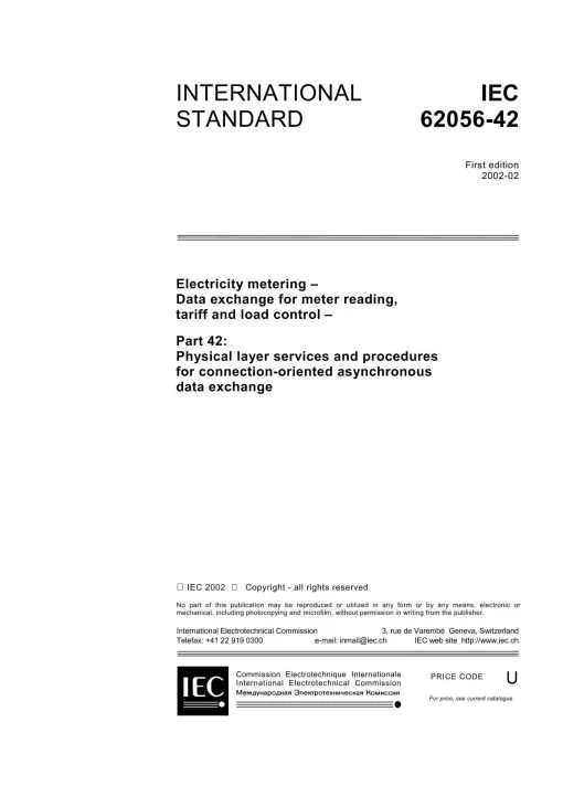 IEC 62056-42 Ed. 1.0 en:2002 pdf