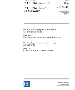 IEC 60079-10 Ed. 4.0 b:2002 pdf