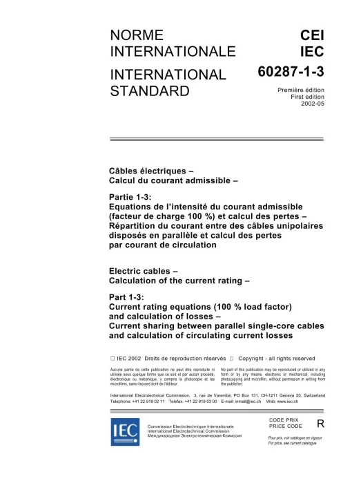 IEC 60287-1-3 Ed. 1.0 b:2002 pdf