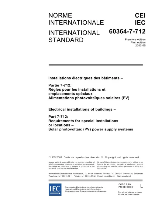 IEC 60364-7-712 Ed. 1.0 b:2002 pdf