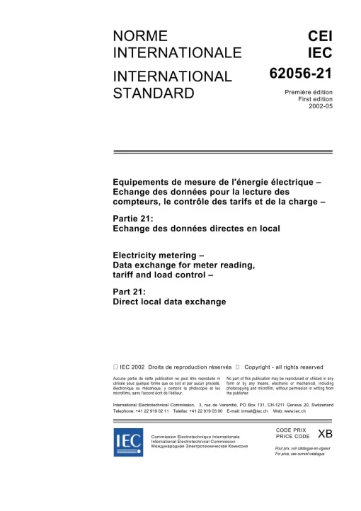 IEC 62056-21 Ed. 1.0 b:2002 pdf